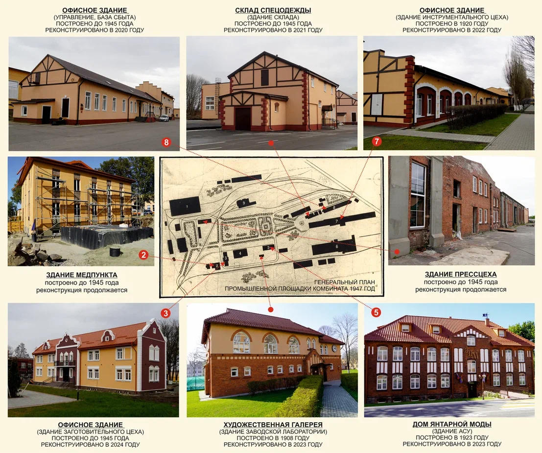 Каскад.тв - На территории Янтарного комбината восстановили здание времён  Кёнигсберской мануфактуры