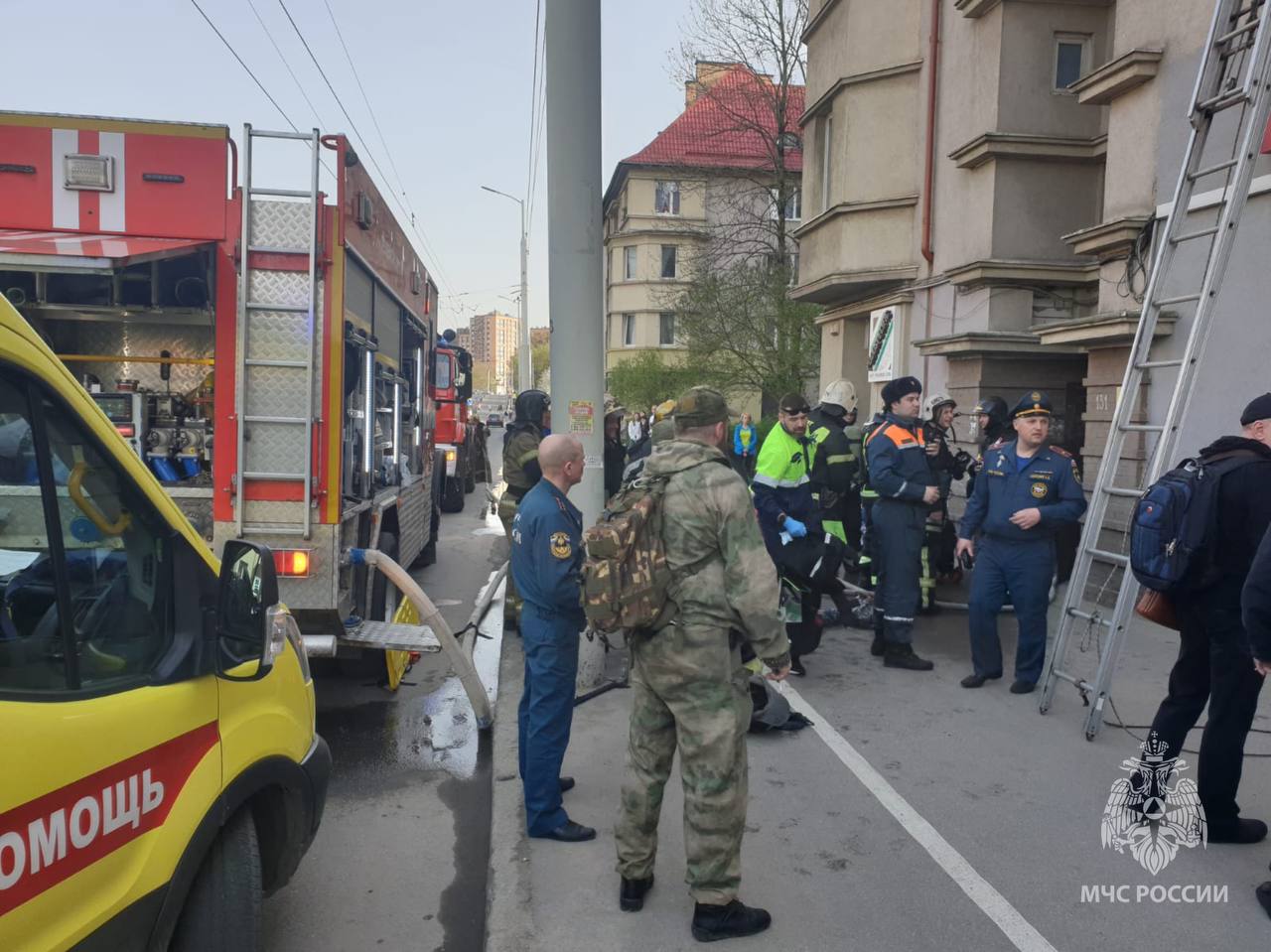 Каскад.тв - В Калининграде при пожаре на улице Горького погибла женщина