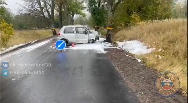 Под Озёрском в аварии пострадал годовалый ребенок