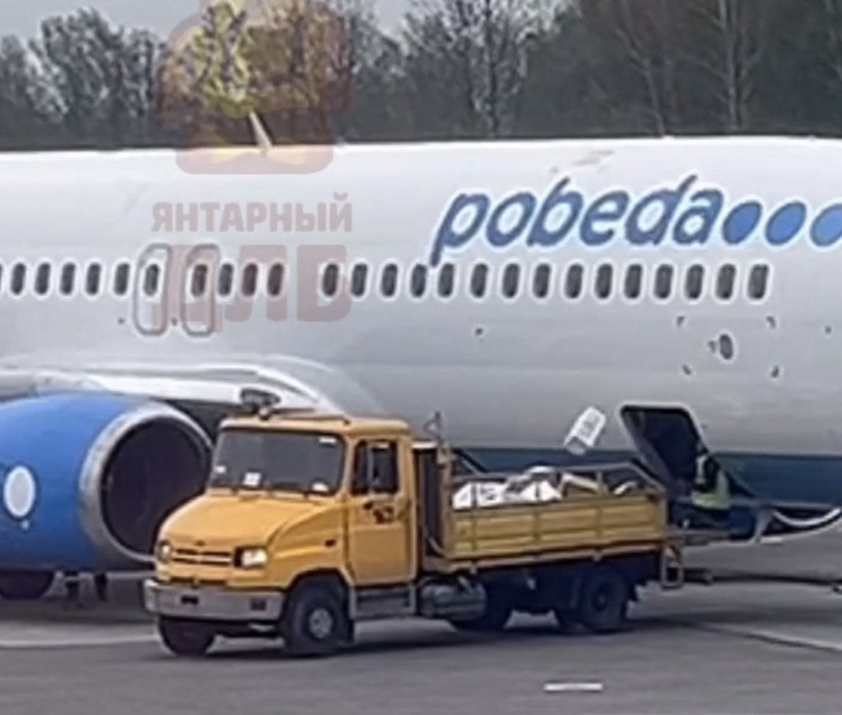 Калининградцы сняли видео, как грузчик швыряет багаж в «Храброво»