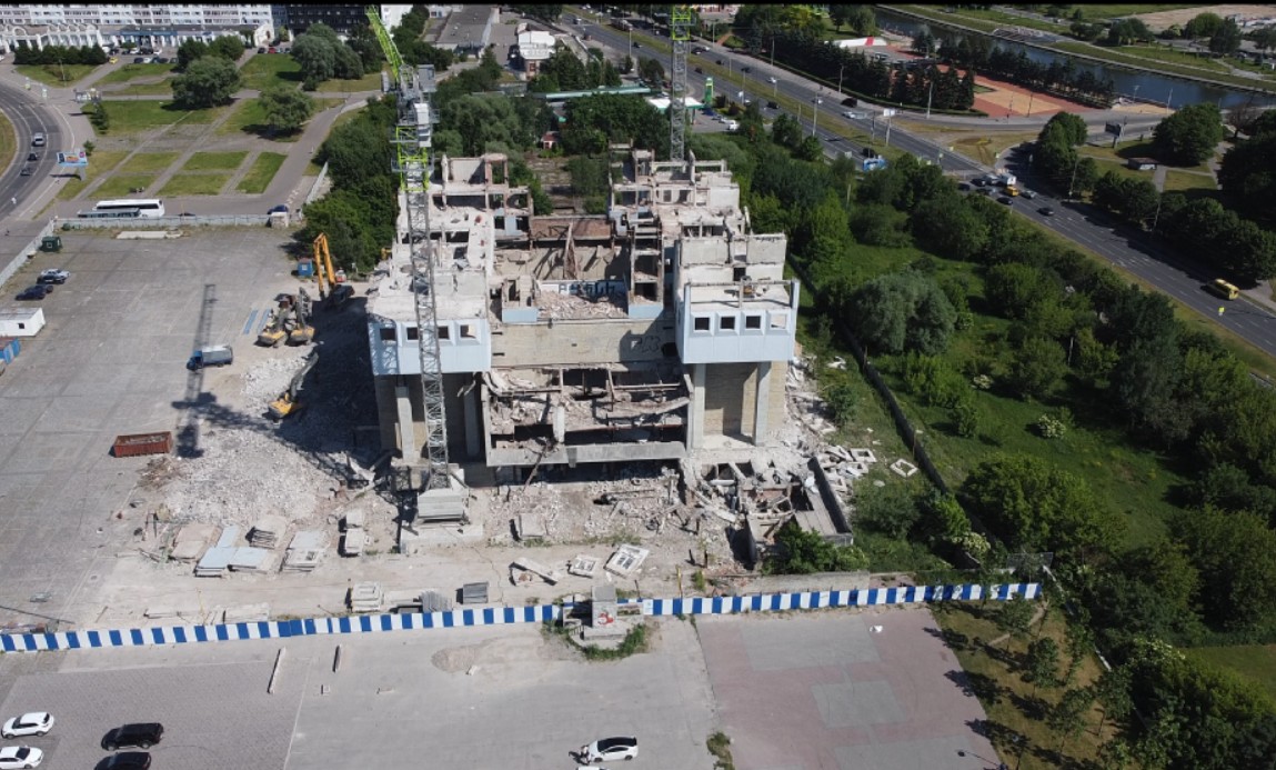 В Калининграде при демонтаже Дома Советов погиб человек
