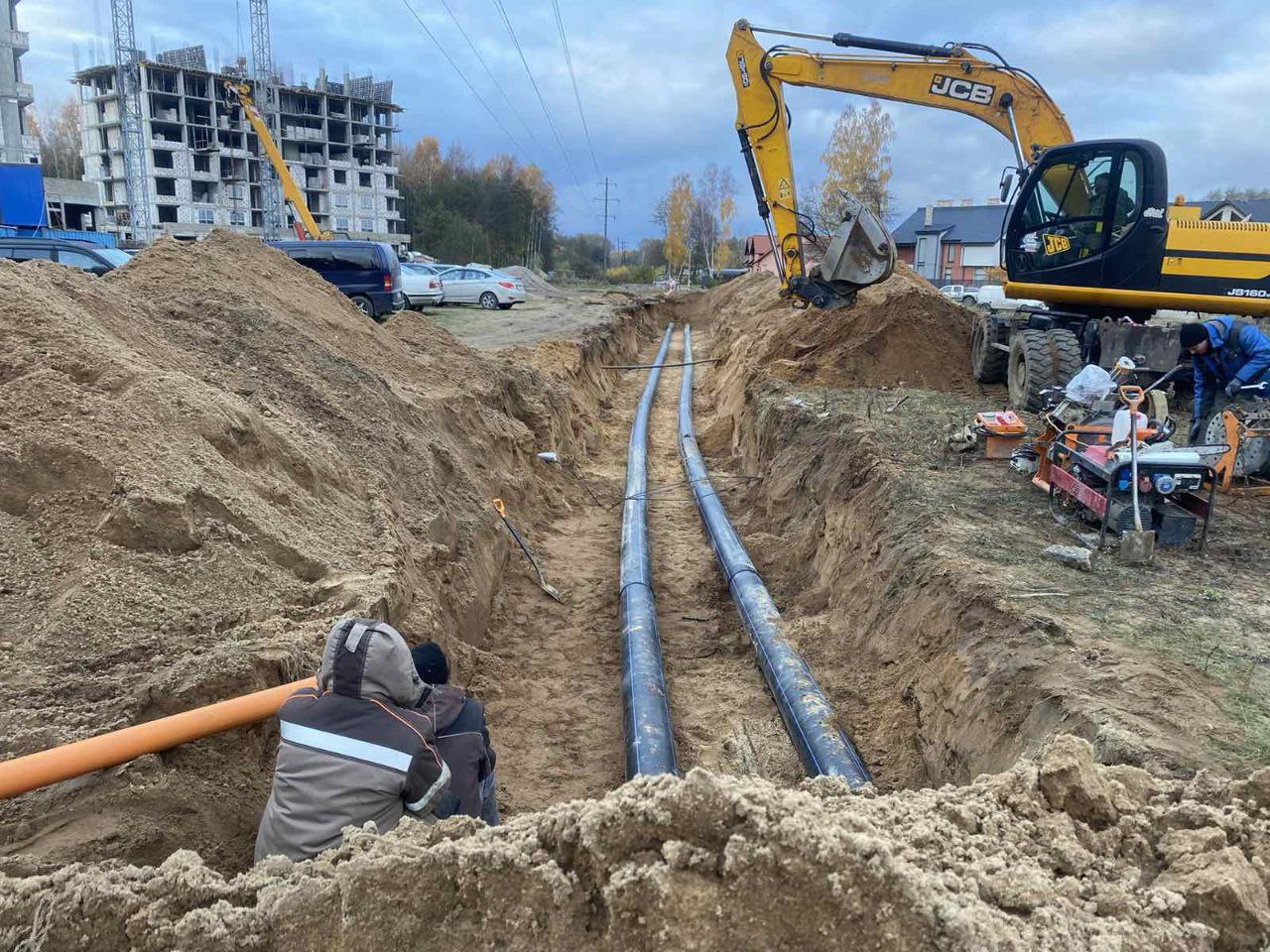 Калининградский «Водоканал» проложил 2 км нового канализационного коллектора