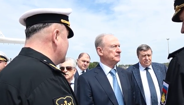 Николай Патрушев посетил военно-морскую базу Балтийского флота