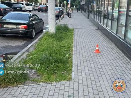 В Калининграде велосипедист сбил человека и скрылся