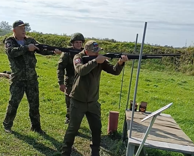 Губернатор Калининградской области показал свою тренировку на полигоне