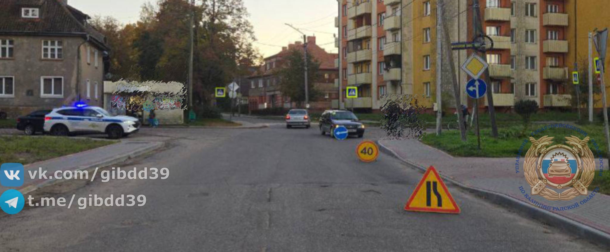 В Советске на улице Тургенева иномарка сбила 9-летнего велосипедиста