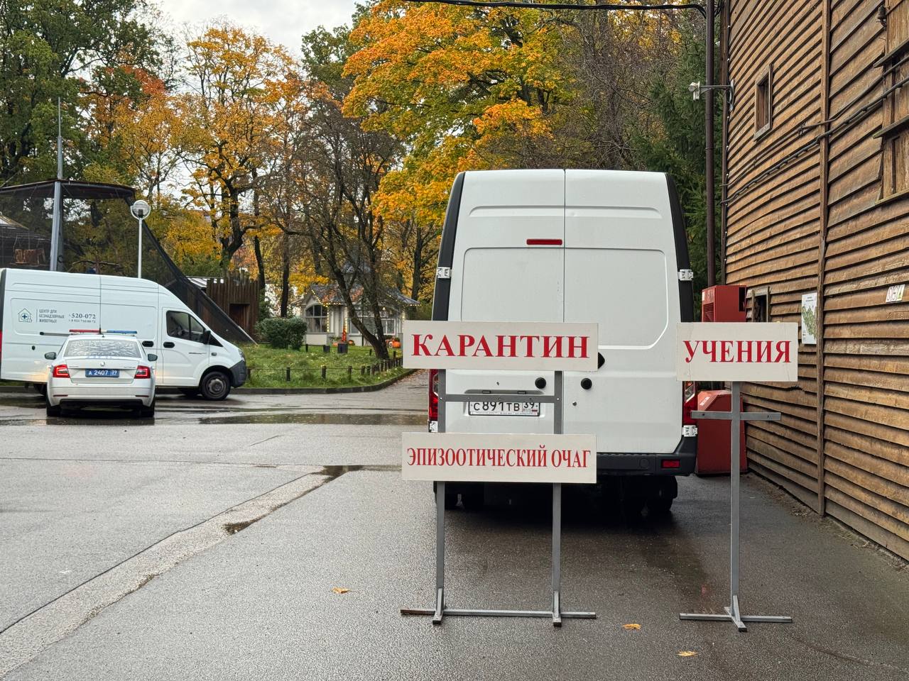 В Калининградском зоопарке прошли учения по ликвидации очага бешенства