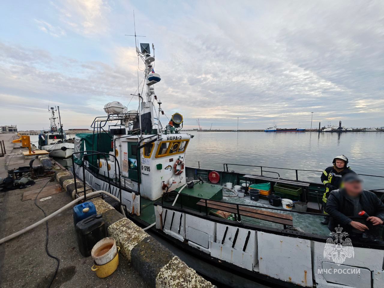 Пожар в каюте: на судне в Пионерском загорелось постельное белье Пожар в каюте: на судне в Пионерском загорелось постельное белье