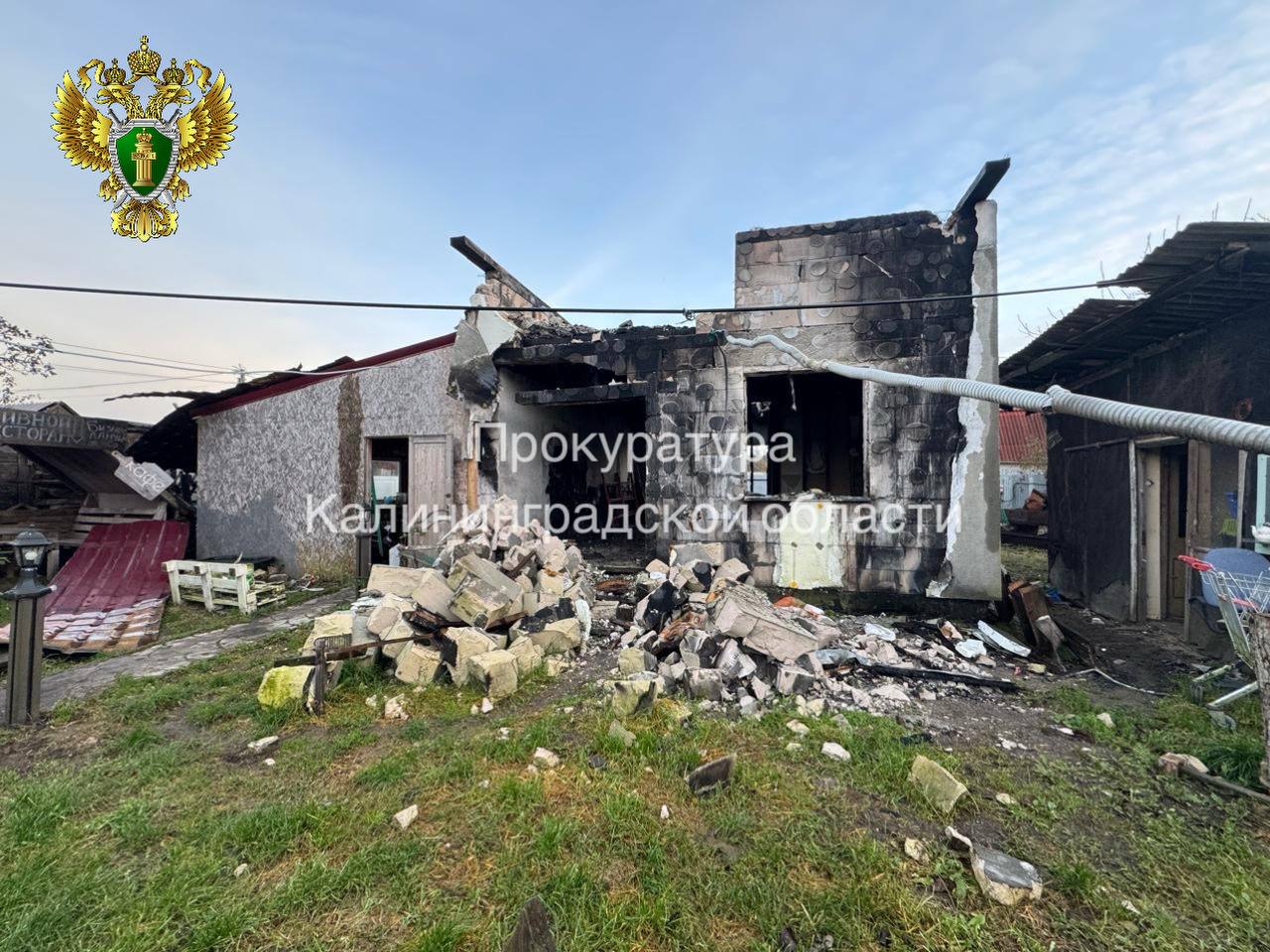 Прокуратура передала в суд дело о поджоге жилого дома в поселке Взморье