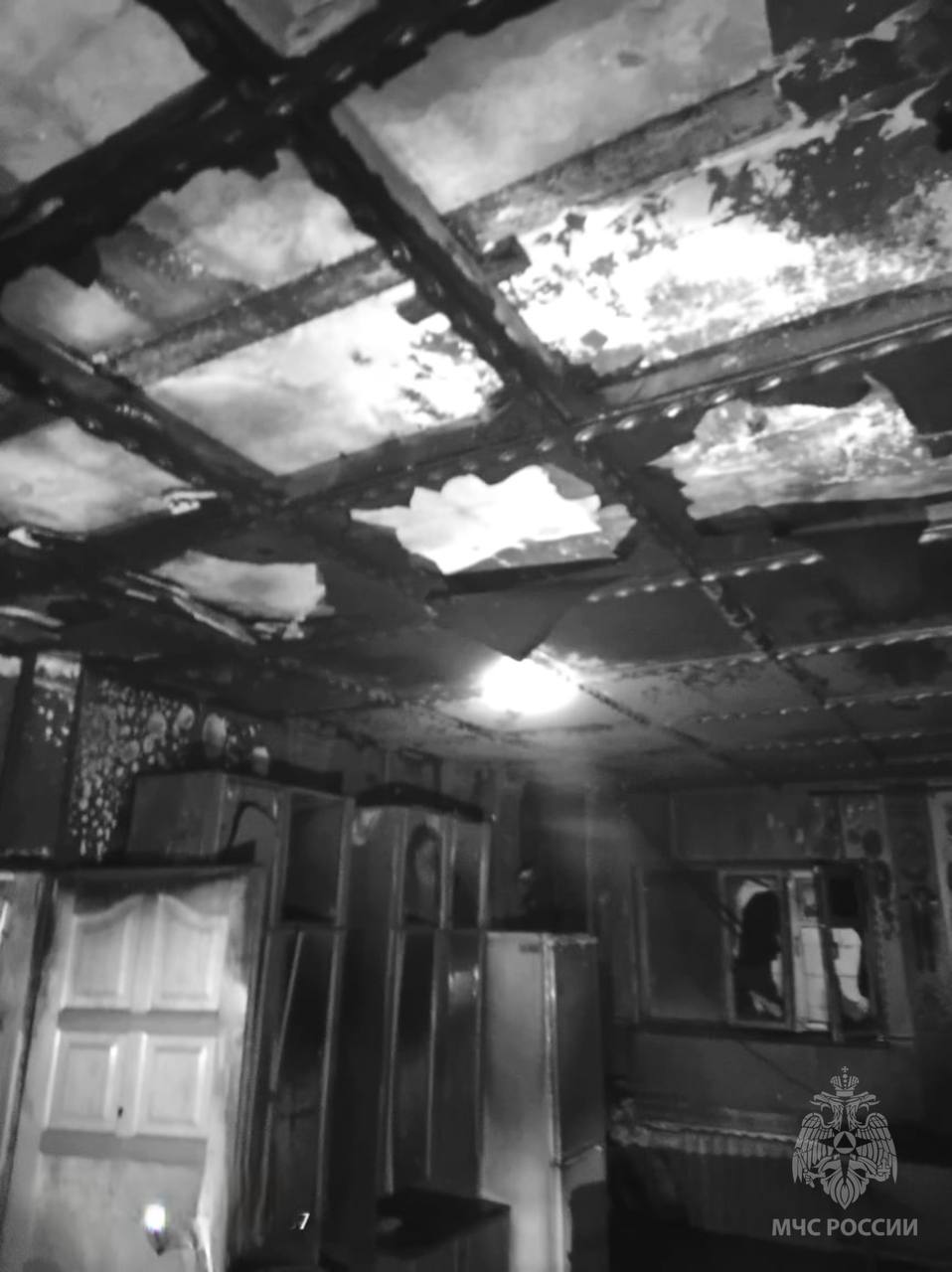 В Светлогорске на улице Токарева горел частный дом