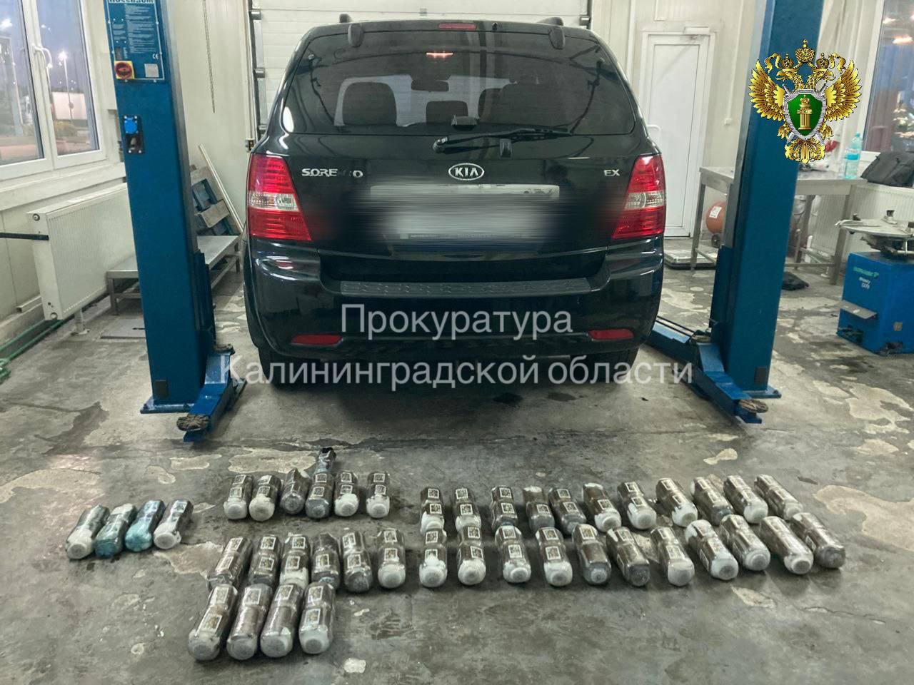 В суд направили дело о контрабанде более 40 килограммов наркотиков через Калининградскую область