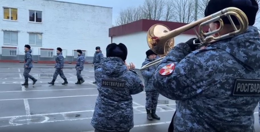 20 призывников из Калининграда начали службу в специальном моторизованном полку Росгвардии