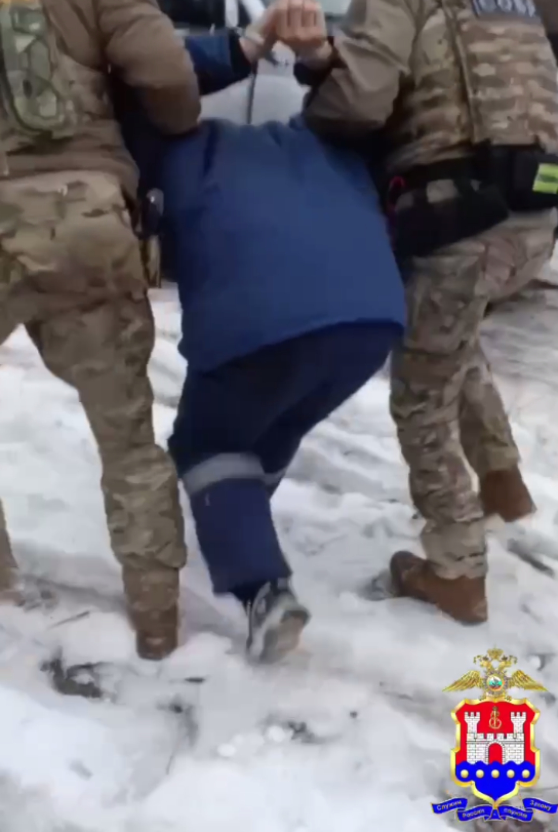 В Гурьевске задержали грабителя, который сопротивлялся при аресте