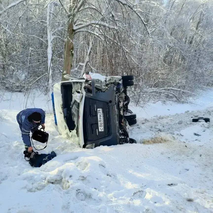 В Багратионовском районе попала в ДТП бригада скорой помощи