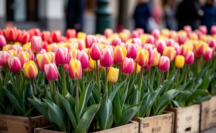 Дятлова напомнила предпринимателям, как легально продавать тюльпаны на улице в Калининграде