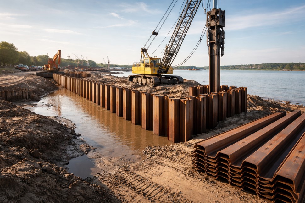 Шпунт ларсена: особенности выбора для частного строительства и гидротехнических проектов Шпунт ларсена: особенности выбора для частного строительства и гидротехнических проектов