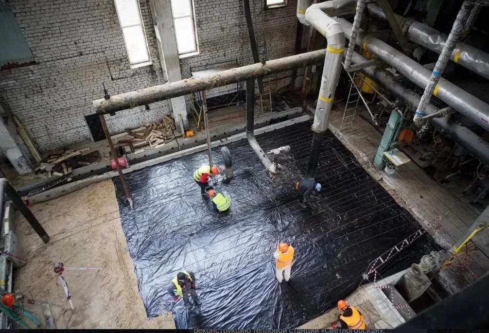 В Светлогорске реконструируют тепловую станцию