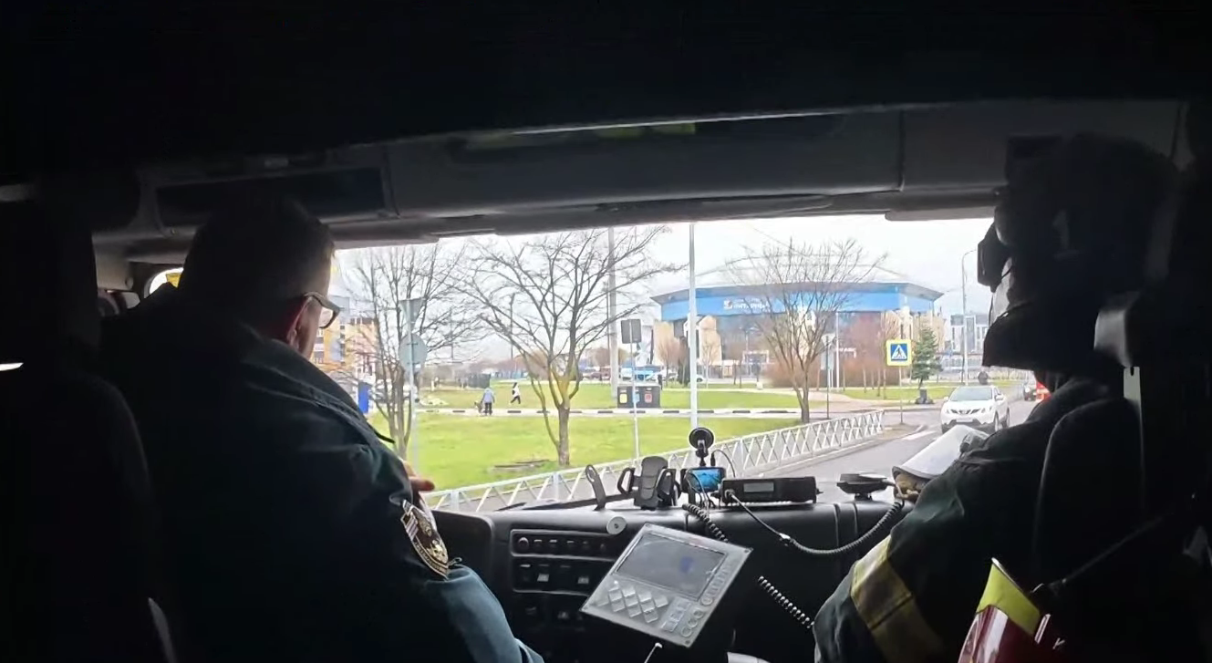 учения пожар