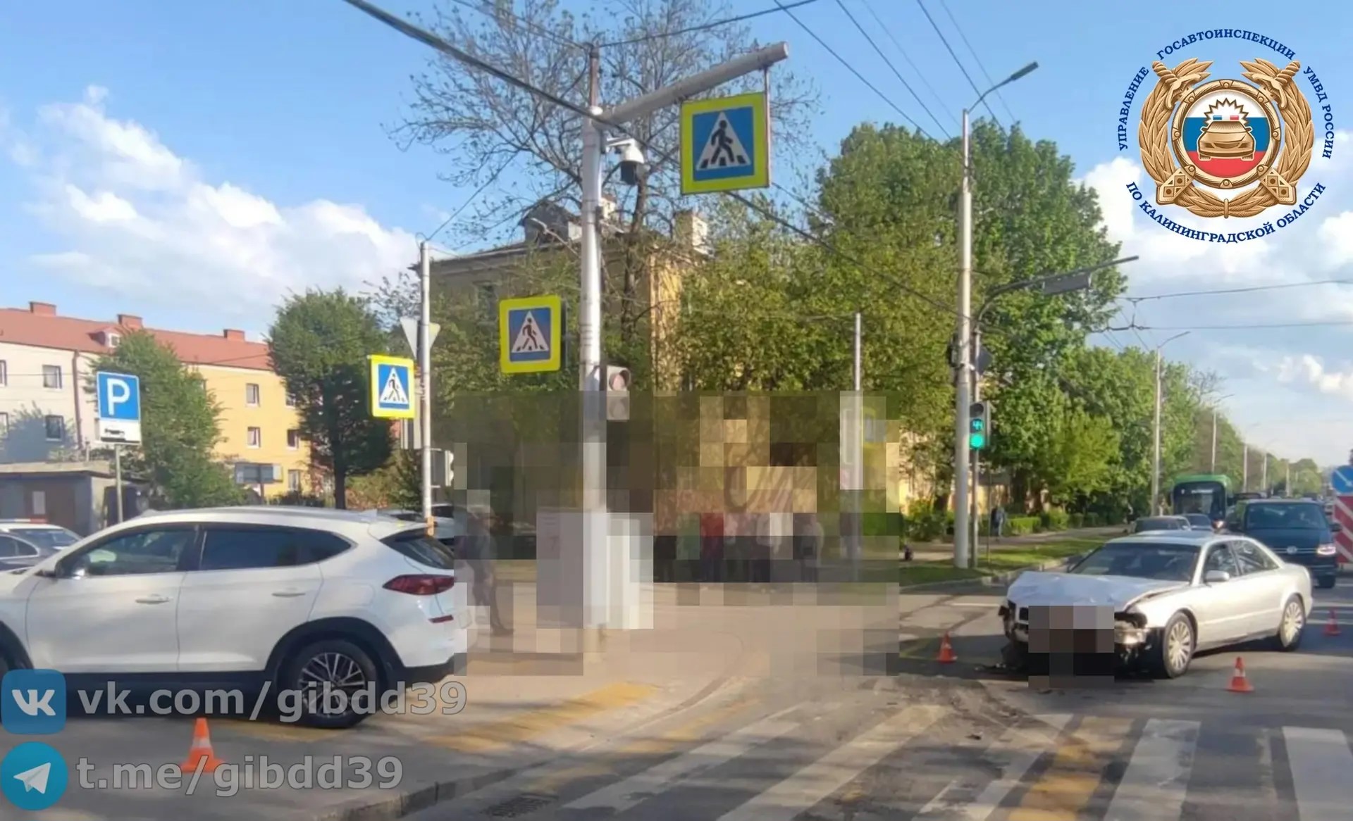 В аварии на улице Горького пострадала 8-летняя девочка