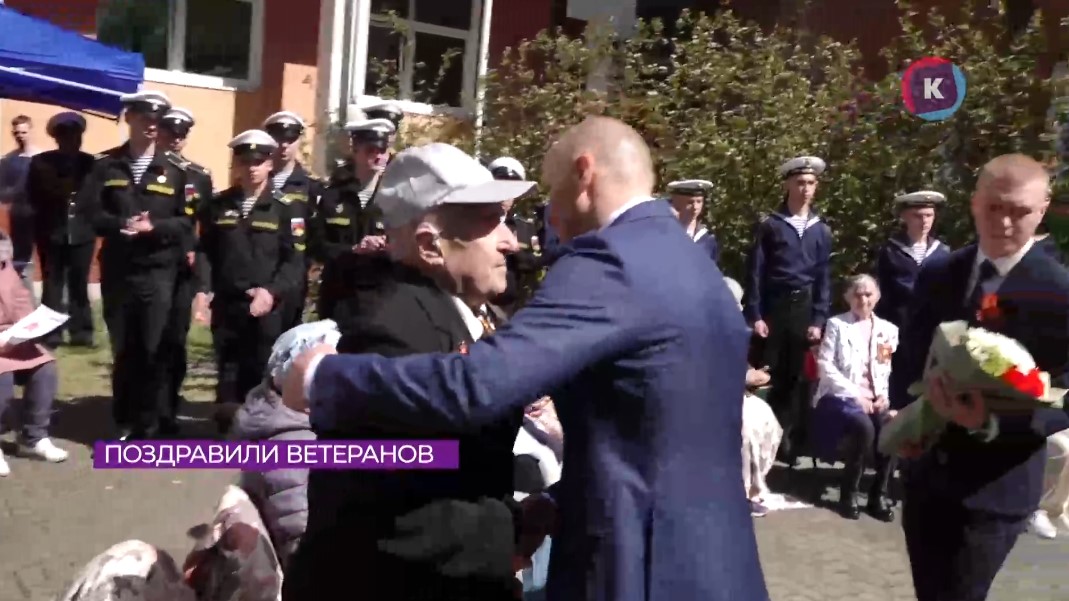 Алексей Беспрозванных и Андрей Кропоткин поздравили участников Великой Отечественной войны в госпитале для ветеранов