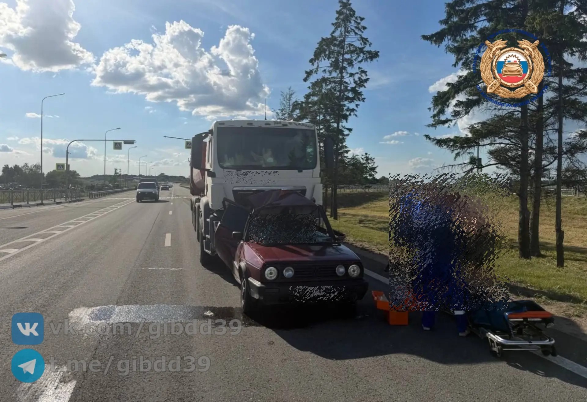 Смертельное ДТП в районе посёлка Холмы: погиб человек Смертельное ДТП в районе посёлка Холмы: погиб человек