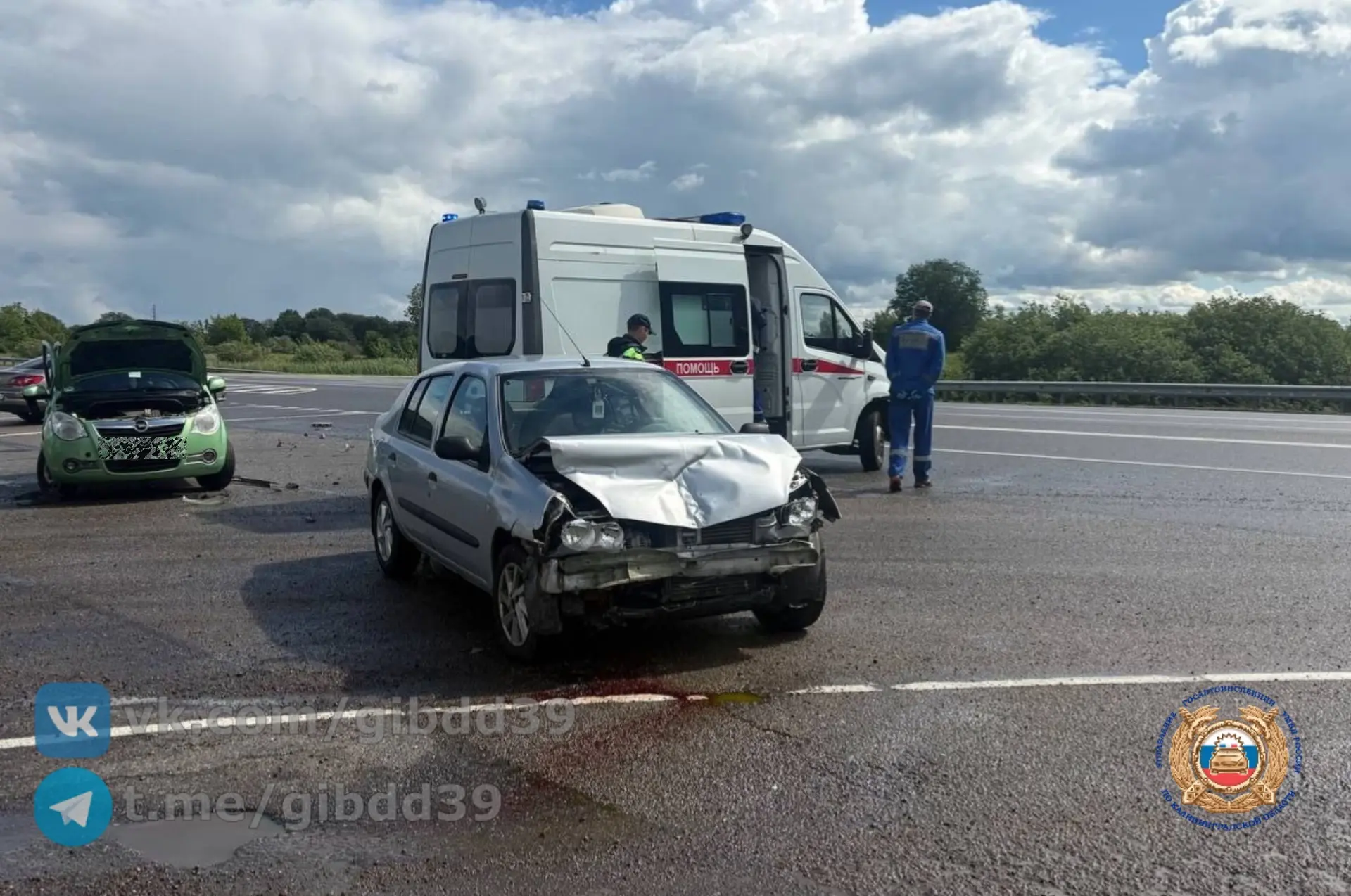 В Гусевском районе произошло ДТП с пострадавшей