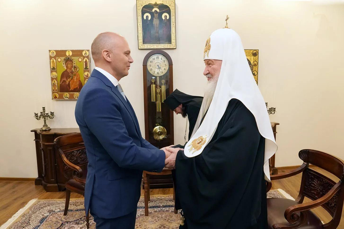 В Калининграде прошла встреча губернатора Алексея Беспрозванных с Патриархом Кириллом