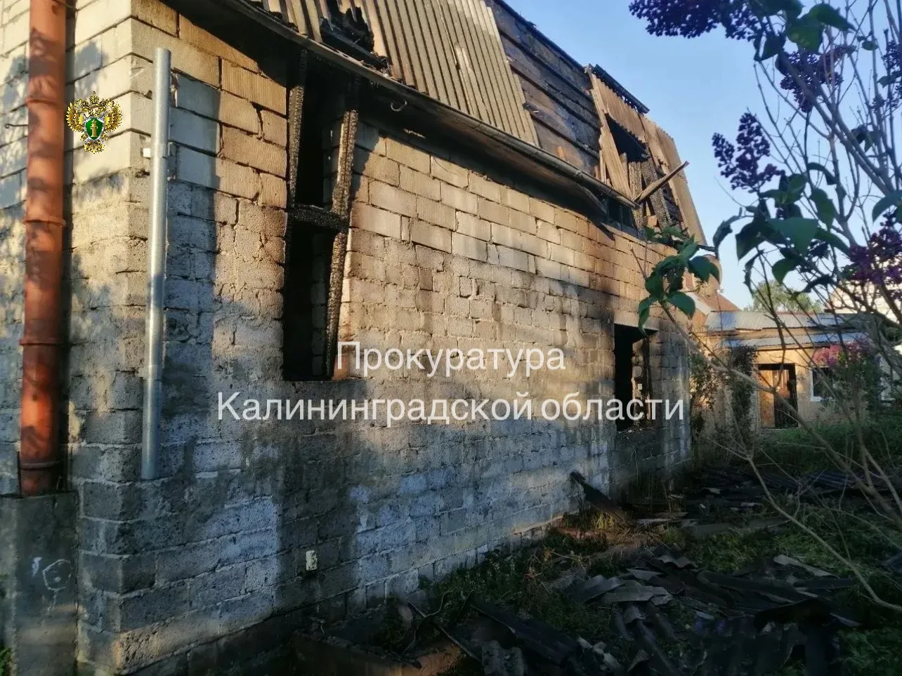 В Калининграде мужчину подозревают в серии поджогов квартир, домов и гаража