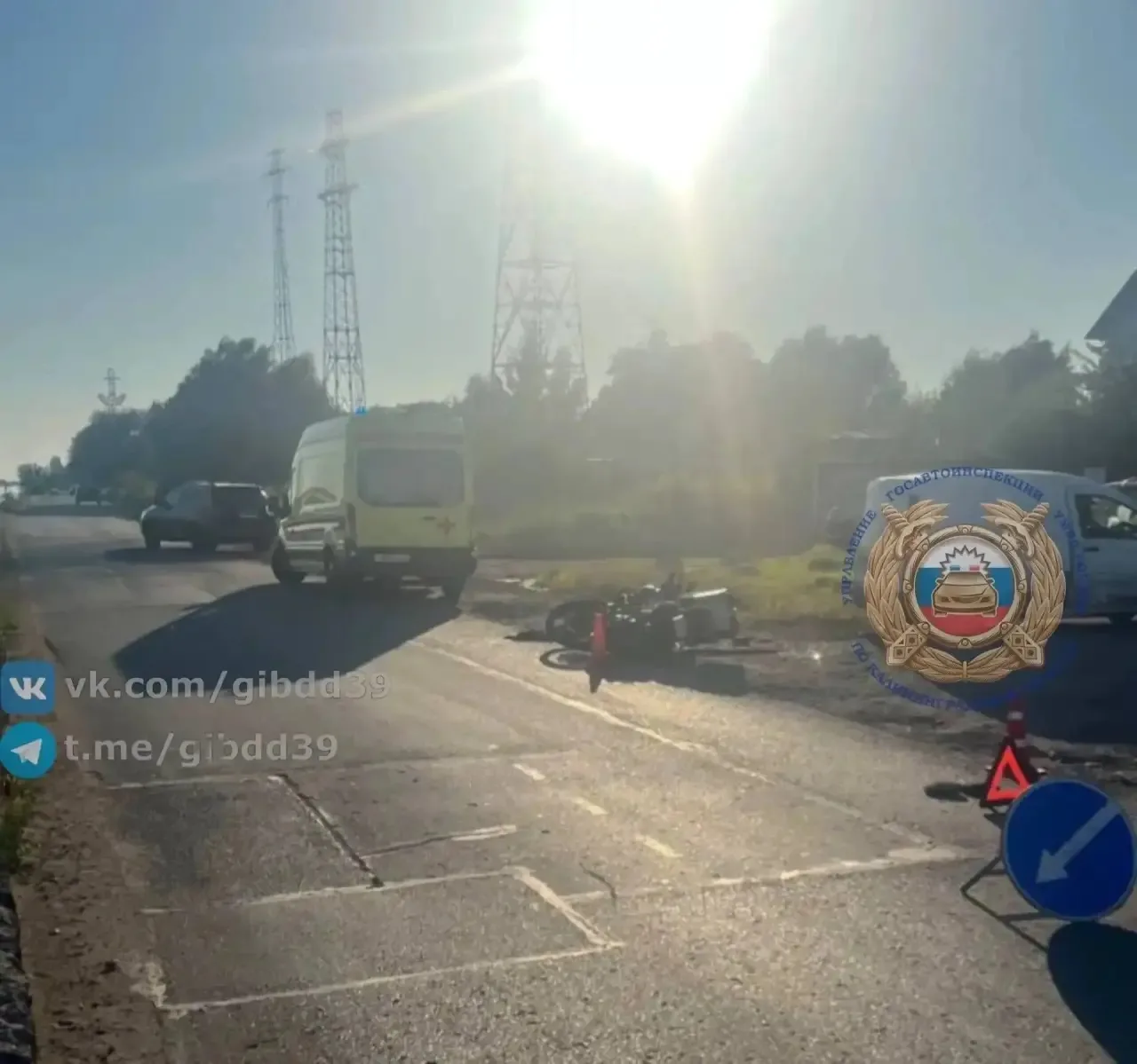 В Калининграде возбудили уголовное дело после гибели мотоциклиста в ДТП