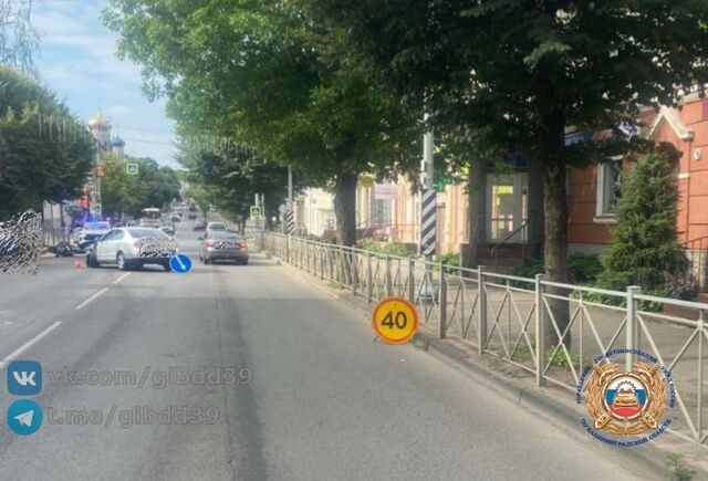 В Советске автомобилист сбил 42-летнюю мотоциклистку