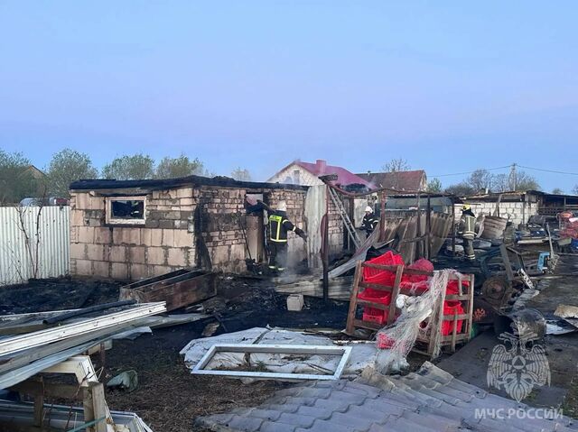Под Багратионовском в пожаре пострадала женщина