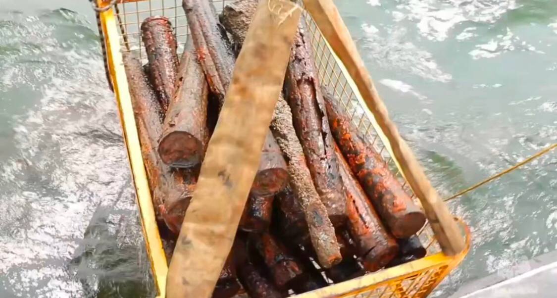 Спасатели за месяц подняли со дна Балтики свыше 9,5 тысяч боеприпасов времен войны