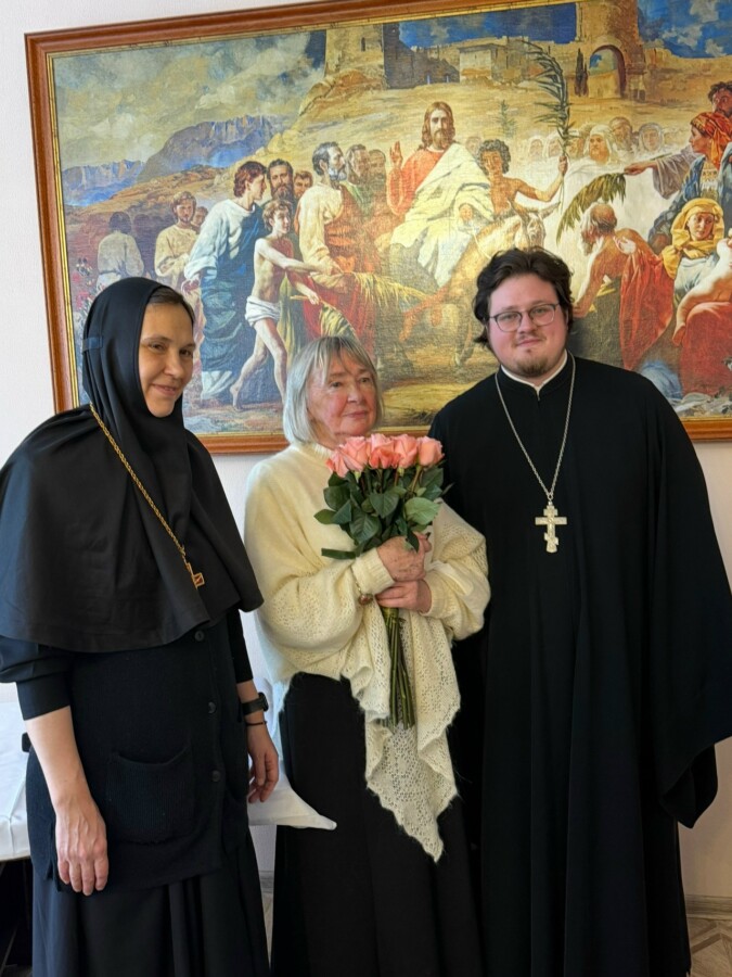 Калининградский монастырь посетила писательница Наталия Сухинина